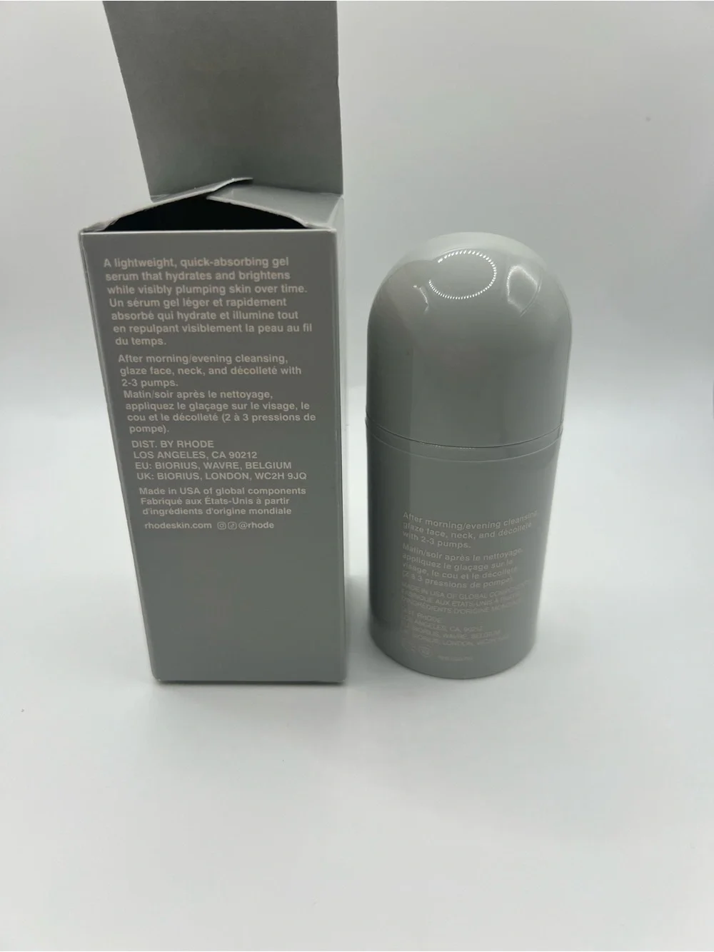 RHODE Peptide Glazing Fluid - Light Gray Packaging